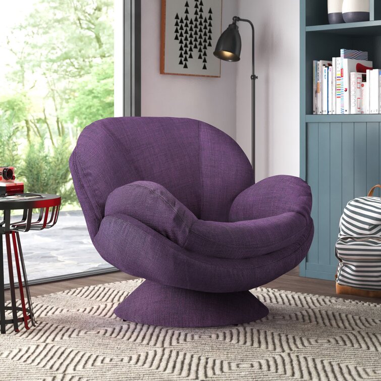 Abbate Upholstered Swivel Armchair